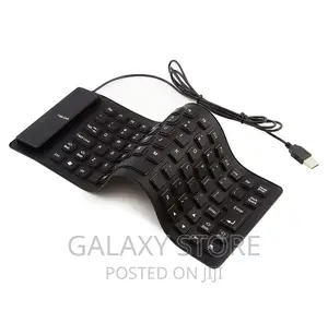 Flexible Foldable Keyboard Waterproof Silent Typing Soft Touch