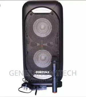 Cortina Rechargeable Dual Speaker- Amplified, 12 Inches