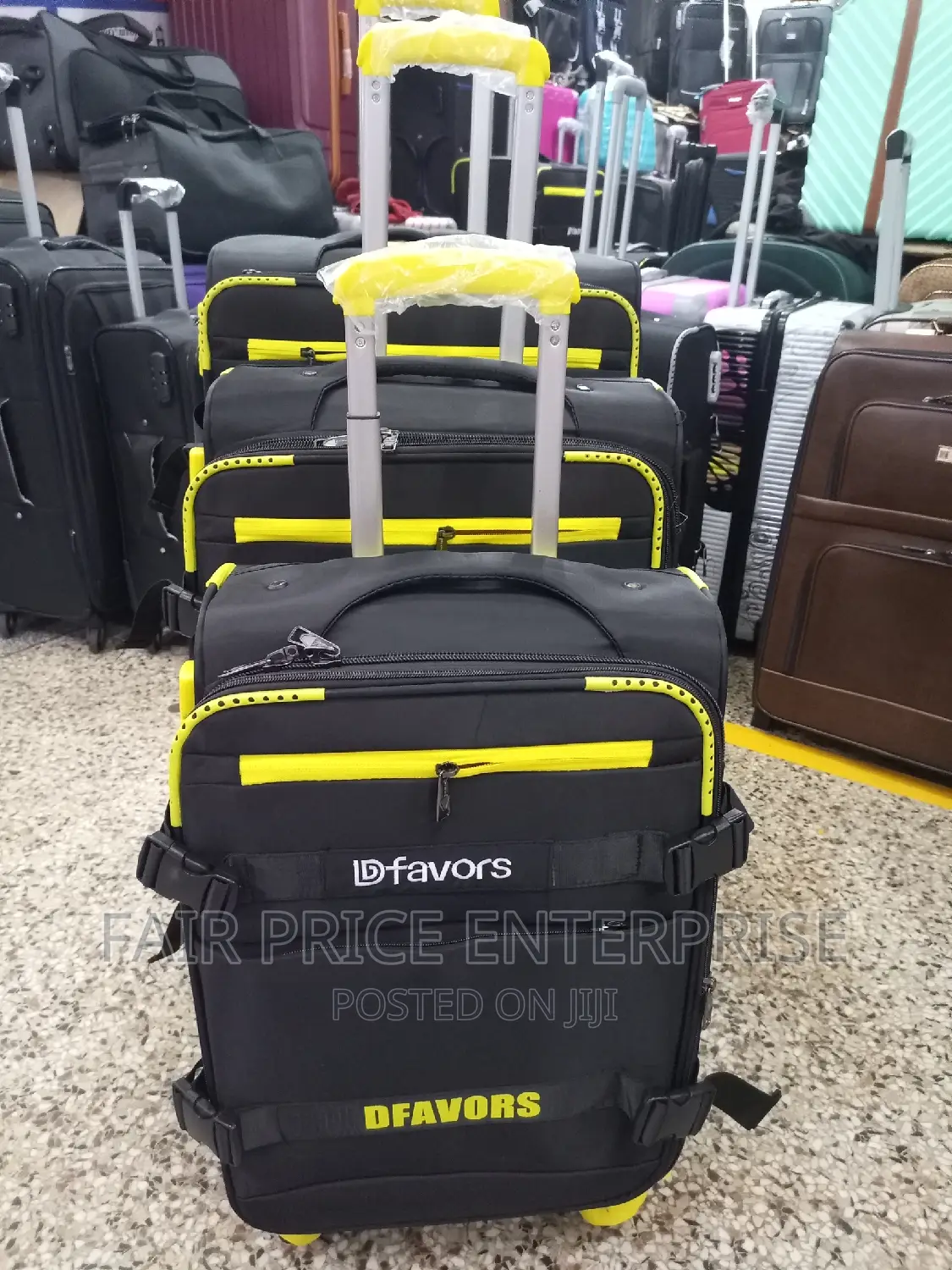 Quality Cloth Suitcases Full Set Is 3pcs
