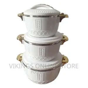 3pc Food Warmer Dishes Thermal Insulation Hot Pot