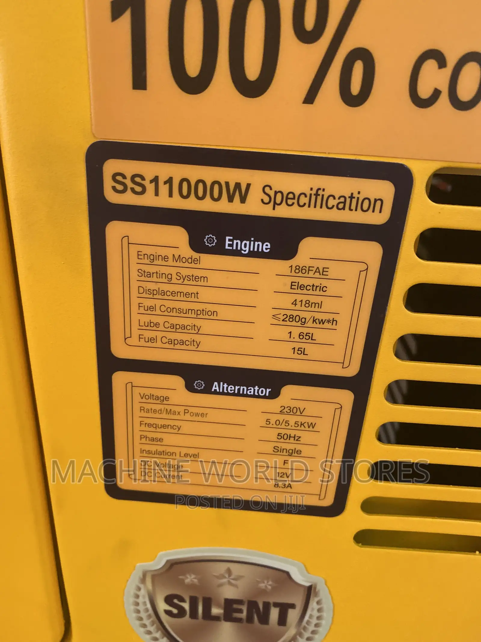 Diesel Generator 6kw Silent