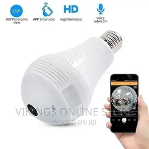 High HD Crystal Clear Image Smart Wireless Camera Bulb -