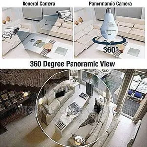 High HD Crystal Clear Image Smart Wireless Camera Bulb -