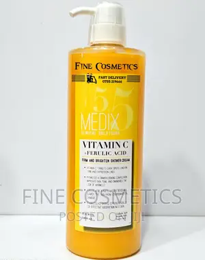 MEDIX 5.5 Vitamin C Clinical Brightening Shower Cream Gel.