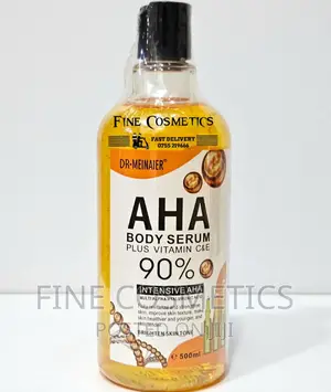 AHA Intensive Brightening Plus Toning Face and Body Serum.