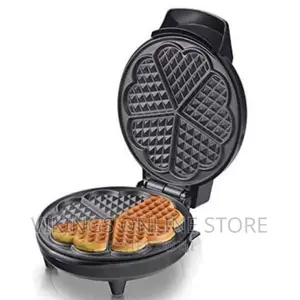 Saachi Waffle Maker With Mini Heart-Shaped Waffles Grill -
