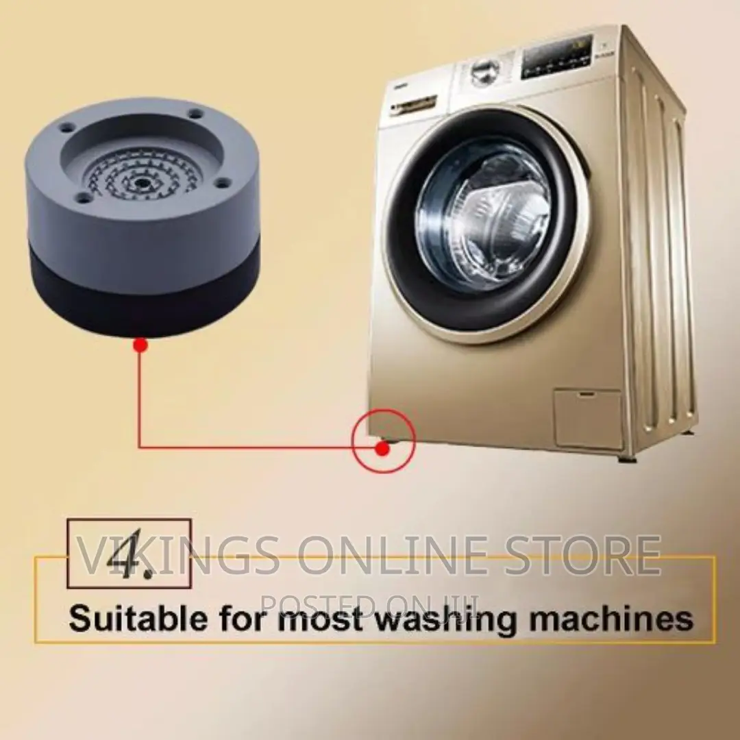 4 PC Refrigerator Washing Machine Pads