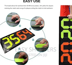 Football Substitution Board Double Side Display 4-Digits