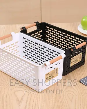 Home Plastic Storage Plastic Hollow Basket