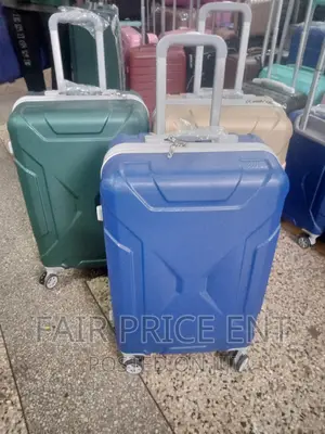 Classy Vip Plastic Suitcases.Medium .( Blue)