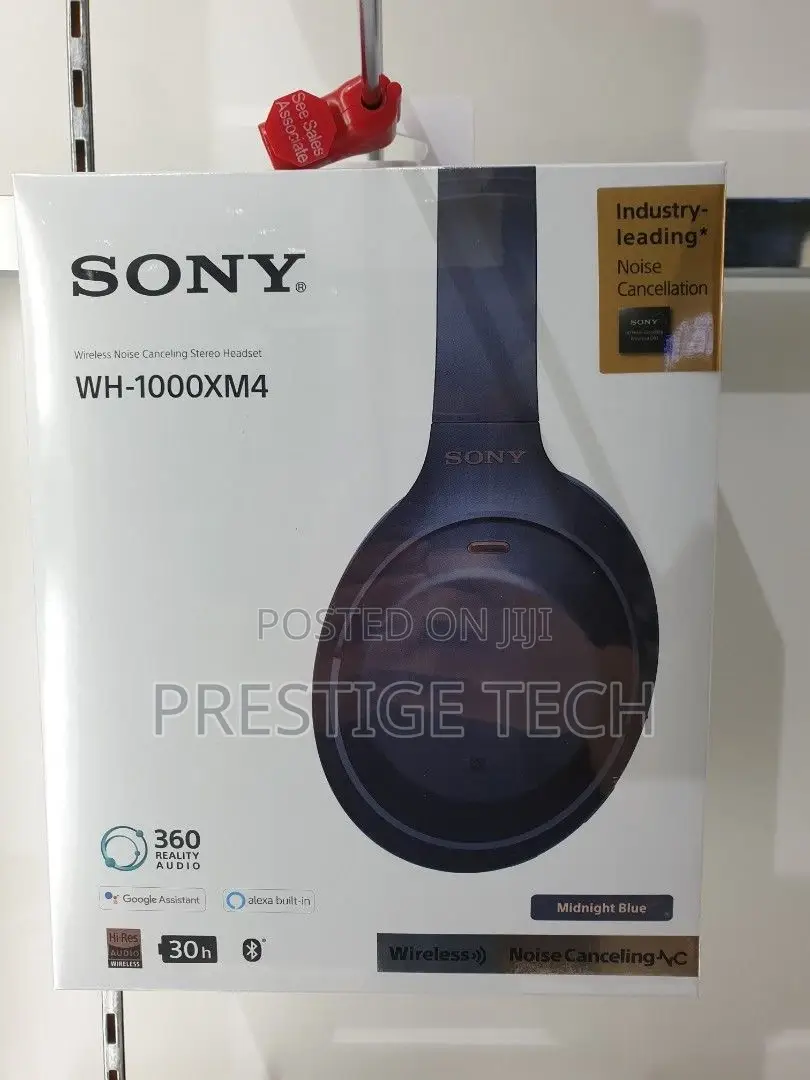 SONY WH-1000 XM4 Wireless Active Noise Cancelling Headphones