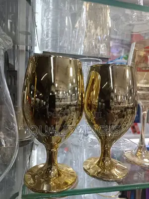 Gold Wine Glass