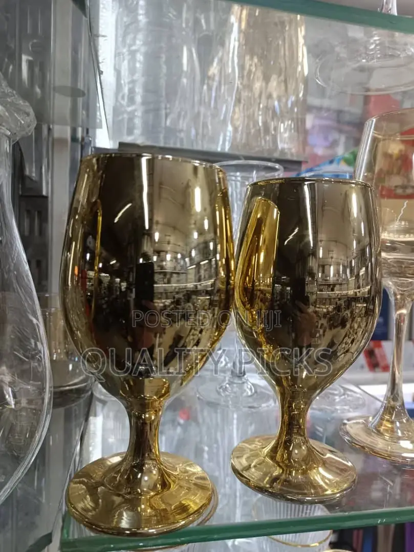 Gold Wine Glass