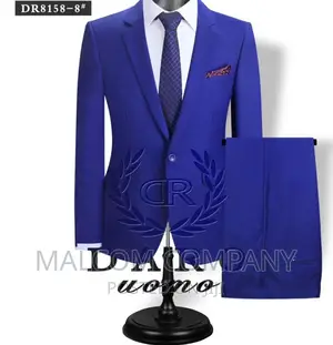 Men Royal Blue Suits