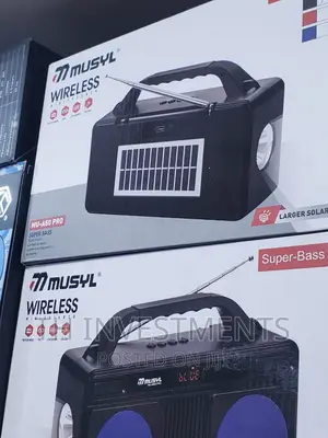 Musyl Wireless Speaker Large Solar