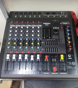 6 Channel Powered Amp Mixer - Cortina