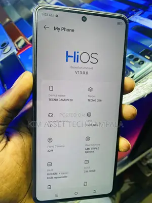 Tecno Camon 20 256 GB Black