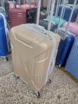 Vip Classy Original Plastic Suitcase. Extra Large ( Cream)