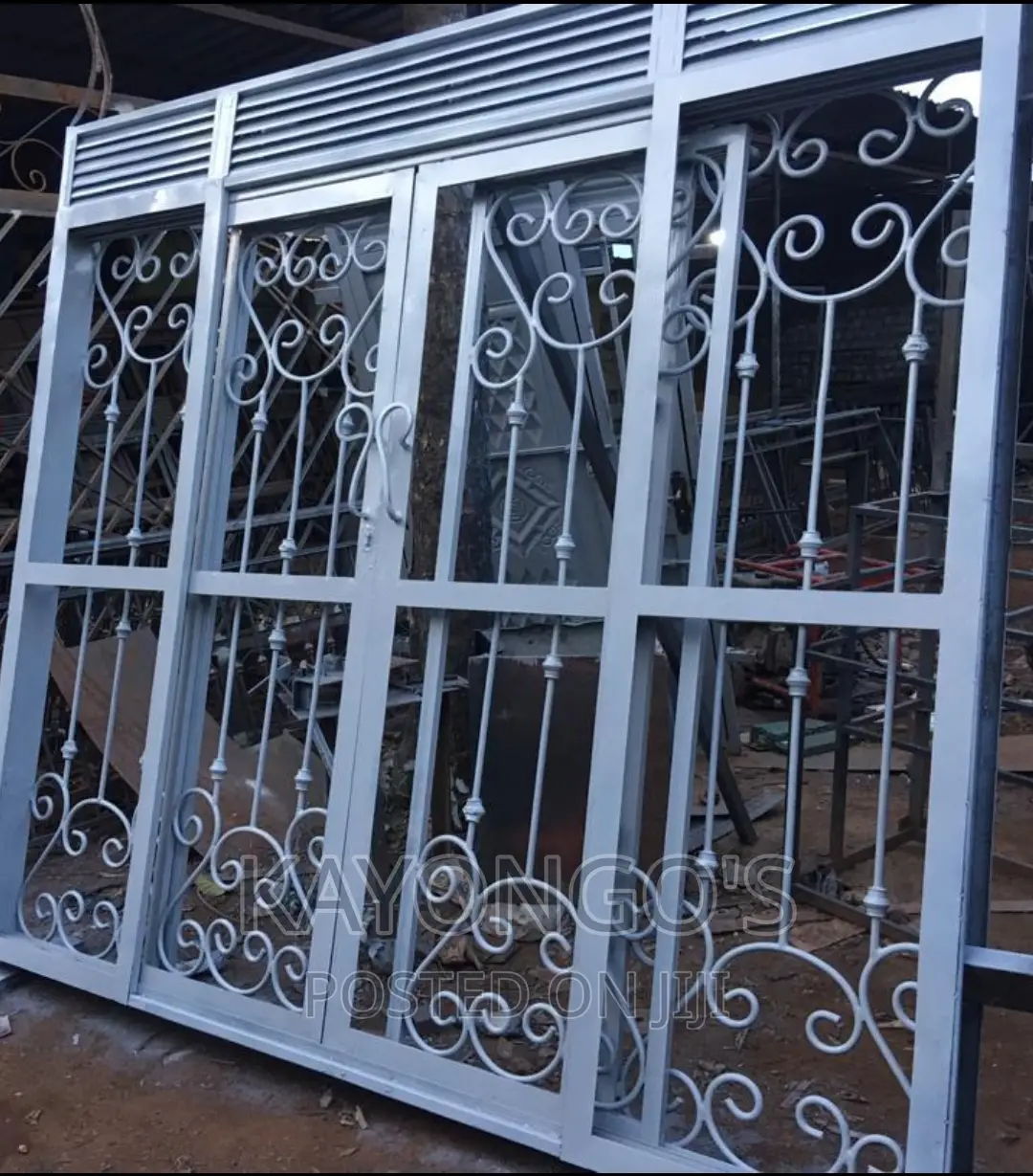 Iron Bar Burglary Front Door 8x8ft