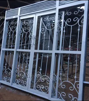 Iron Bar Burglary Front Door 8x8ft