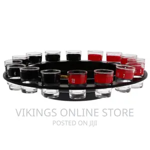 Novelty Drinking Roulette Set Glass for Party Game 2-8