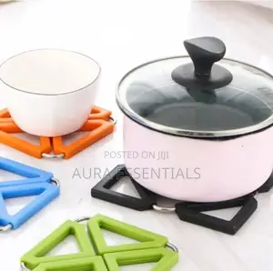 Expandable Hot Pot Holder/ Silicone Trivet Mat