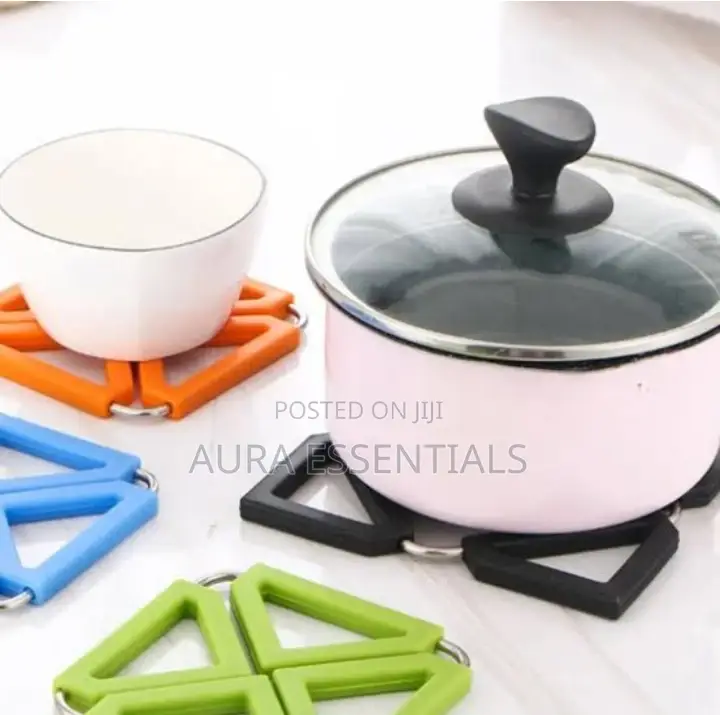 Expandable Hot Pot Holder/ Silicone Trivet Mat