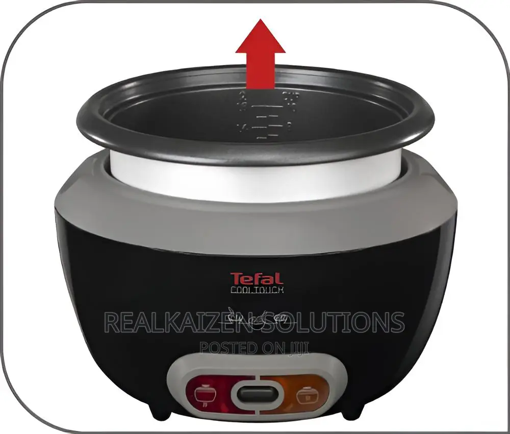 TEFAL 1.8L Cool Touch Black Rice Cooker 700W