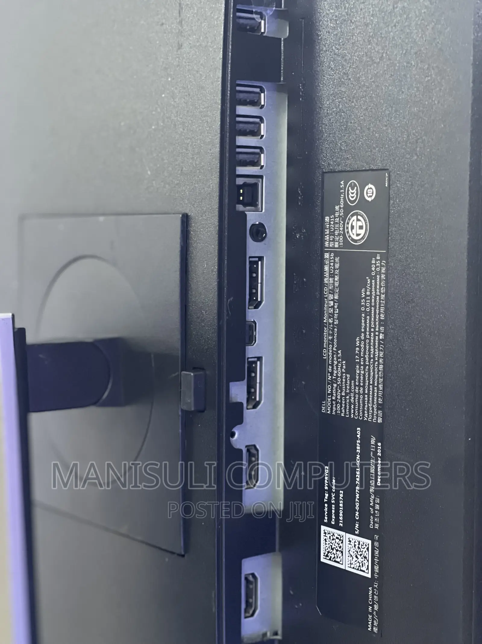 Monitor Ips 24.9 Inch VGA, 3.0,HDMI Display Port Etc