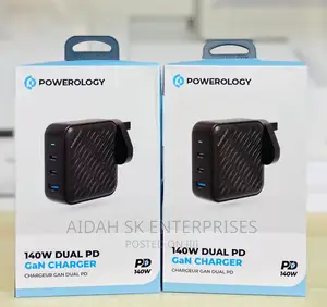 Powerology 140W Dual PD Gan Charger