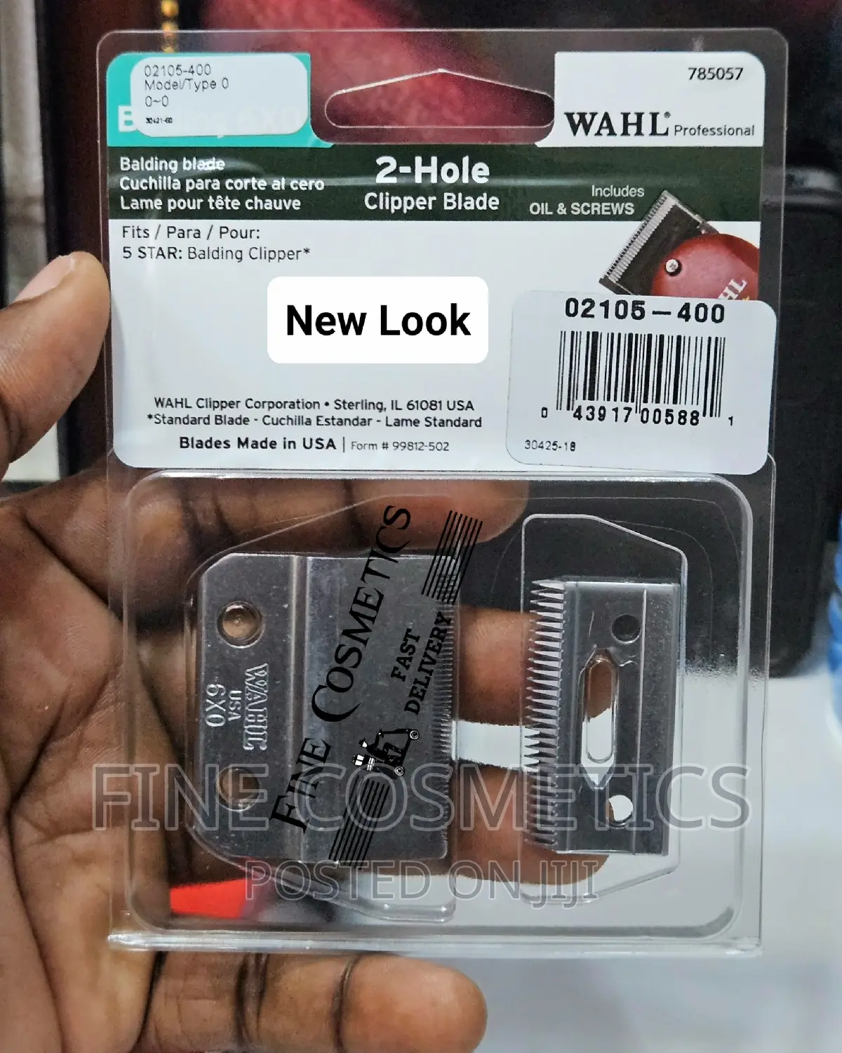 Wahl Balding 6x0 Clipper Blade Replacement for Model 2105