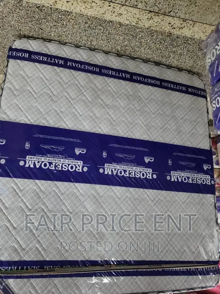 Double Layer Spring Mattress.5x6x12inches ( White)