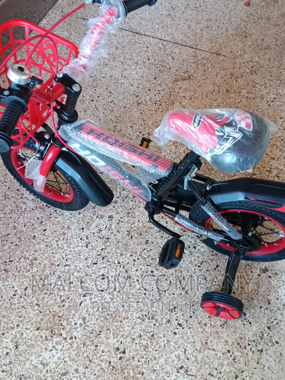 Kids Bicycle With Supporting Wheels