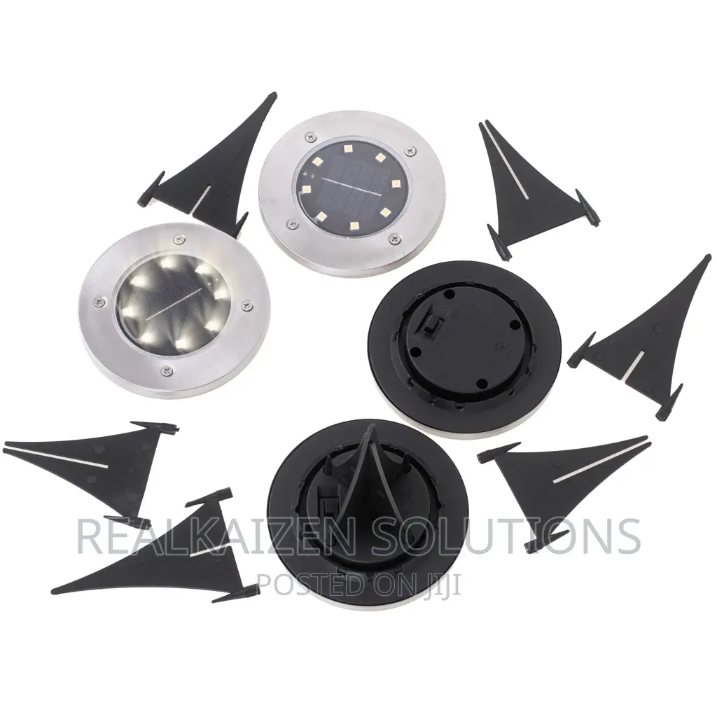 UK Ground Solar Outdoor Garden Deck Lights 4pcs