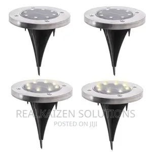 UK Ground Solar Outdoor Garden Deck Lights 4pcs