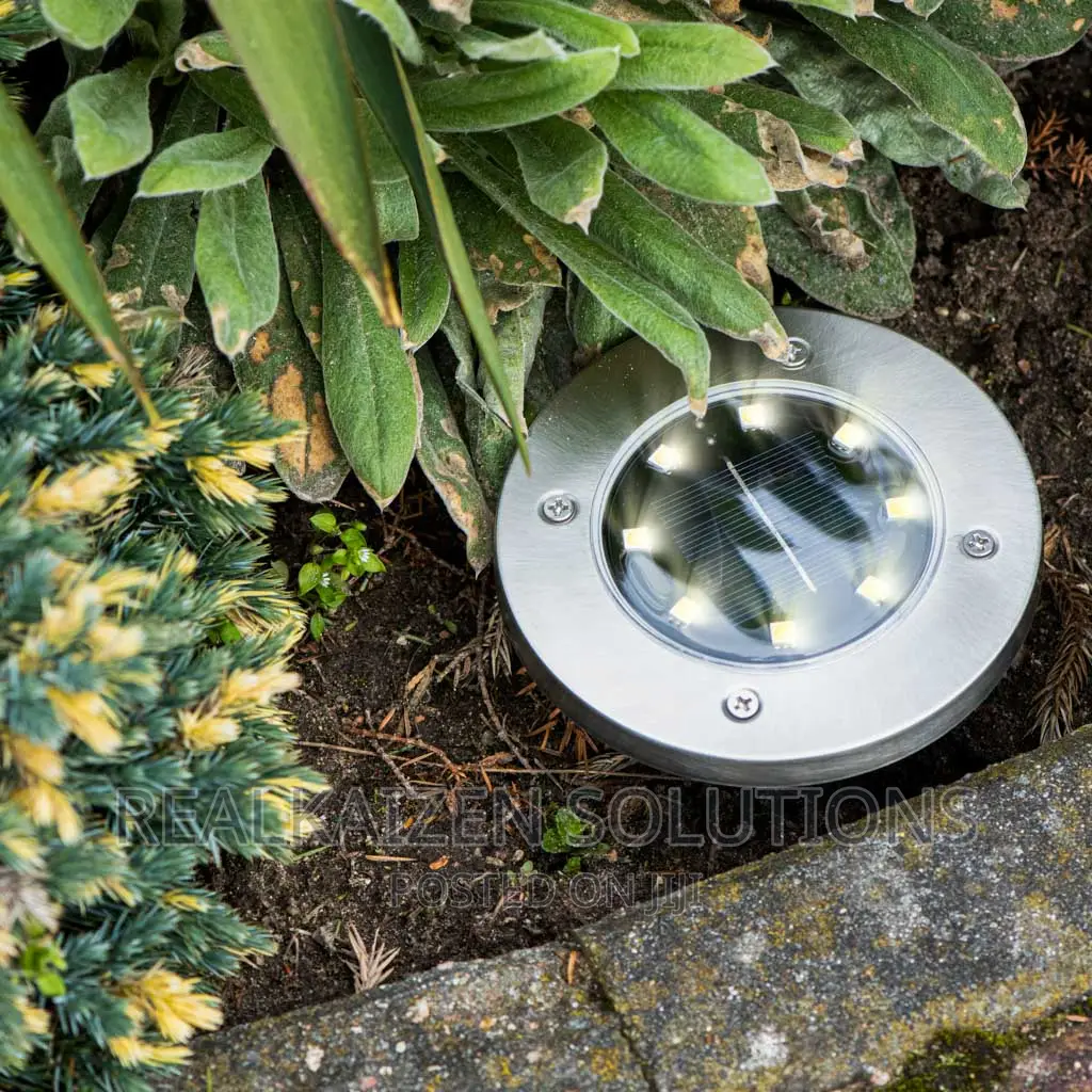 UK Ground Solar Outdoor Garden Deck Lights 4pcs