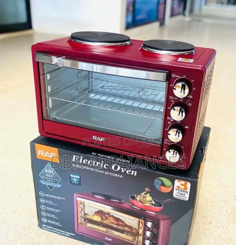 Raf 40ltrs Electric Oven Available With Hot Plate