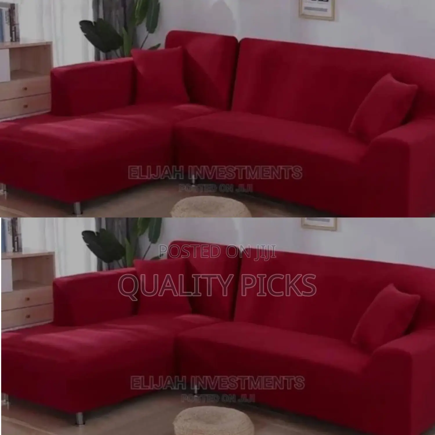 L Shaped Sofa Cover Set