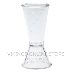 PC Double Single Shot Measure Cup Cocktail Drink Jigger