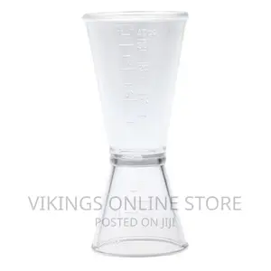 PC Double Single Shot Measure Cup Cocktail Drink Jigger