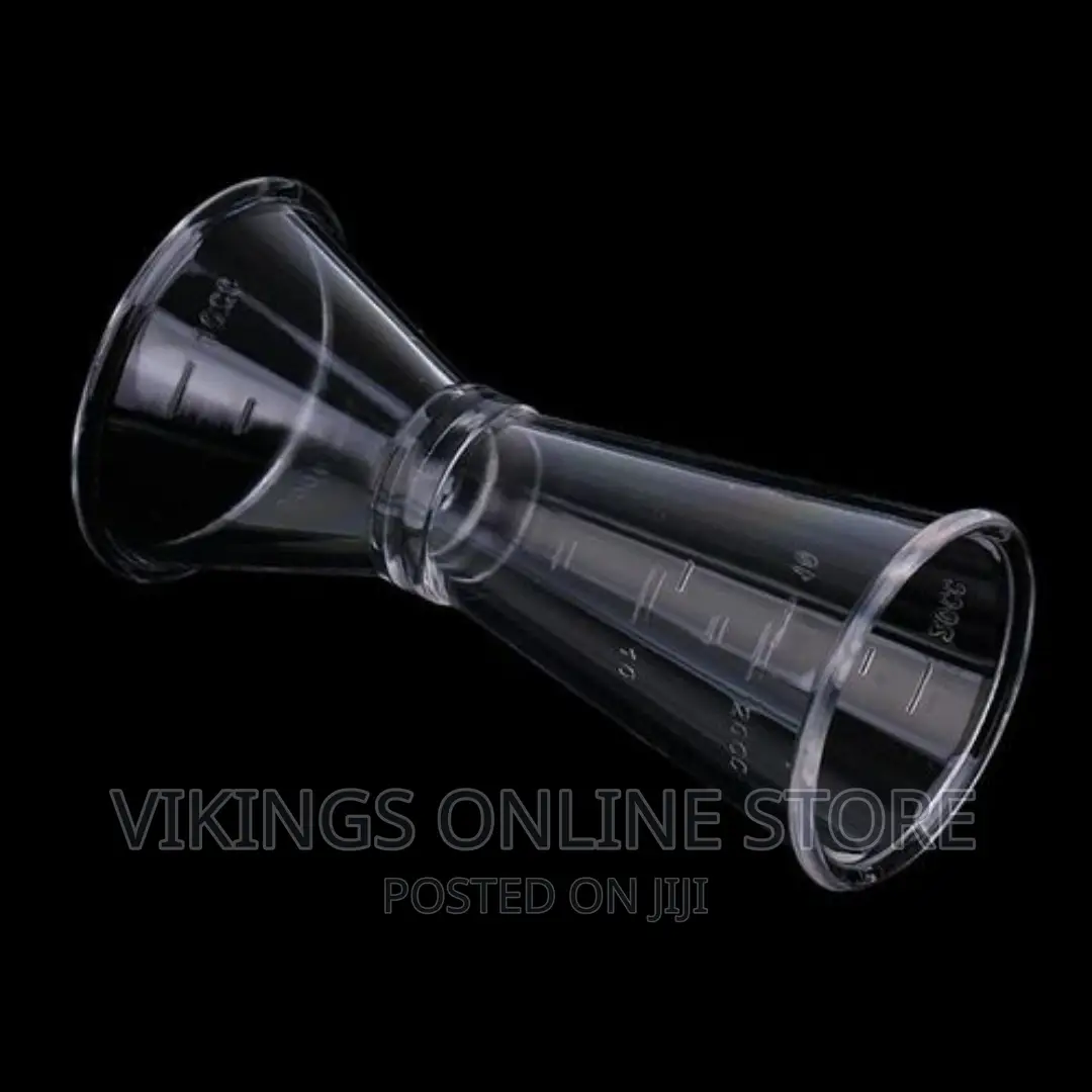 PC Double Single Shot Measure Cup Cocktail Drink Jigger