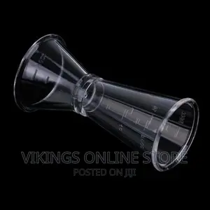 PC Double Single Shot Measure Cup Cocktail Drink Jigger