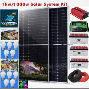 1kw / 1000w Solar Kit Full System