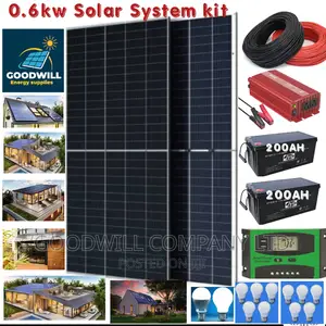 0.6kw / 600w Solar Kit Full System