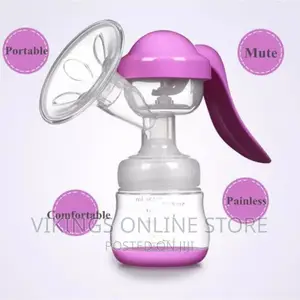 Baby Mommy Manual Breast Pump Milk- 150ml Capacity -Purple