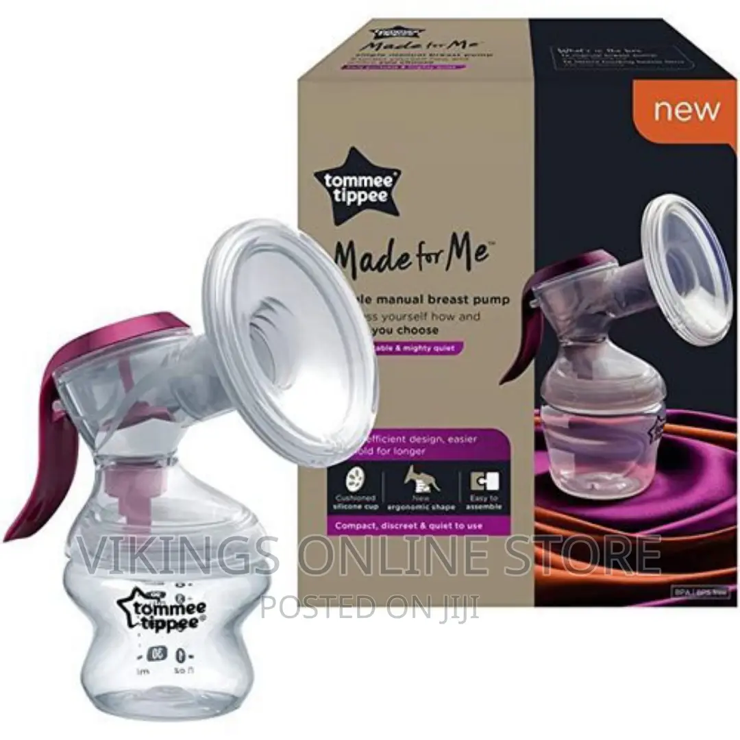 Tommee Tippee Single Manual Breast Pump, White.