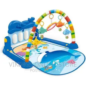New Kids Plastic Musical Keyboard Mat Piano Gym – Green