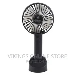 Rechargeable Table Fan Black