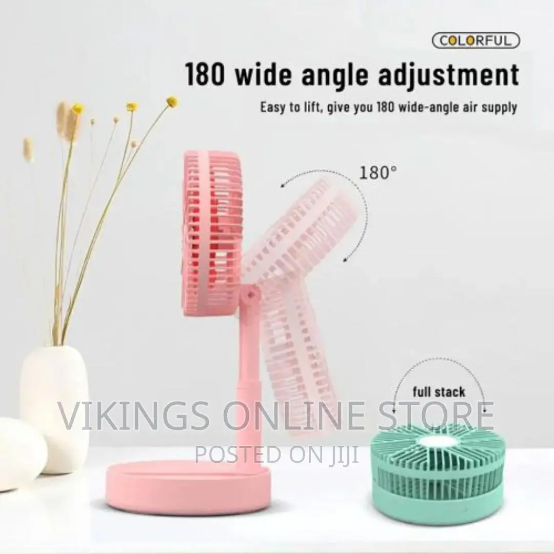 Mini Foldable Fan With Strong Wind for Use at Home