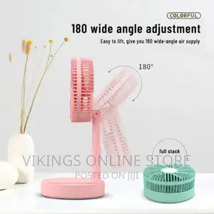 Mini Foldable Fan With Strong Wind for Use at Home